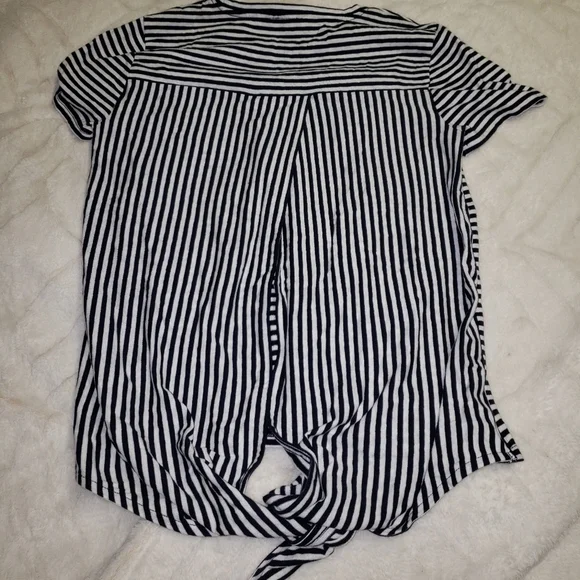 🧡𝅺j.crew Striped Open Back Top - Picture 6 of 6